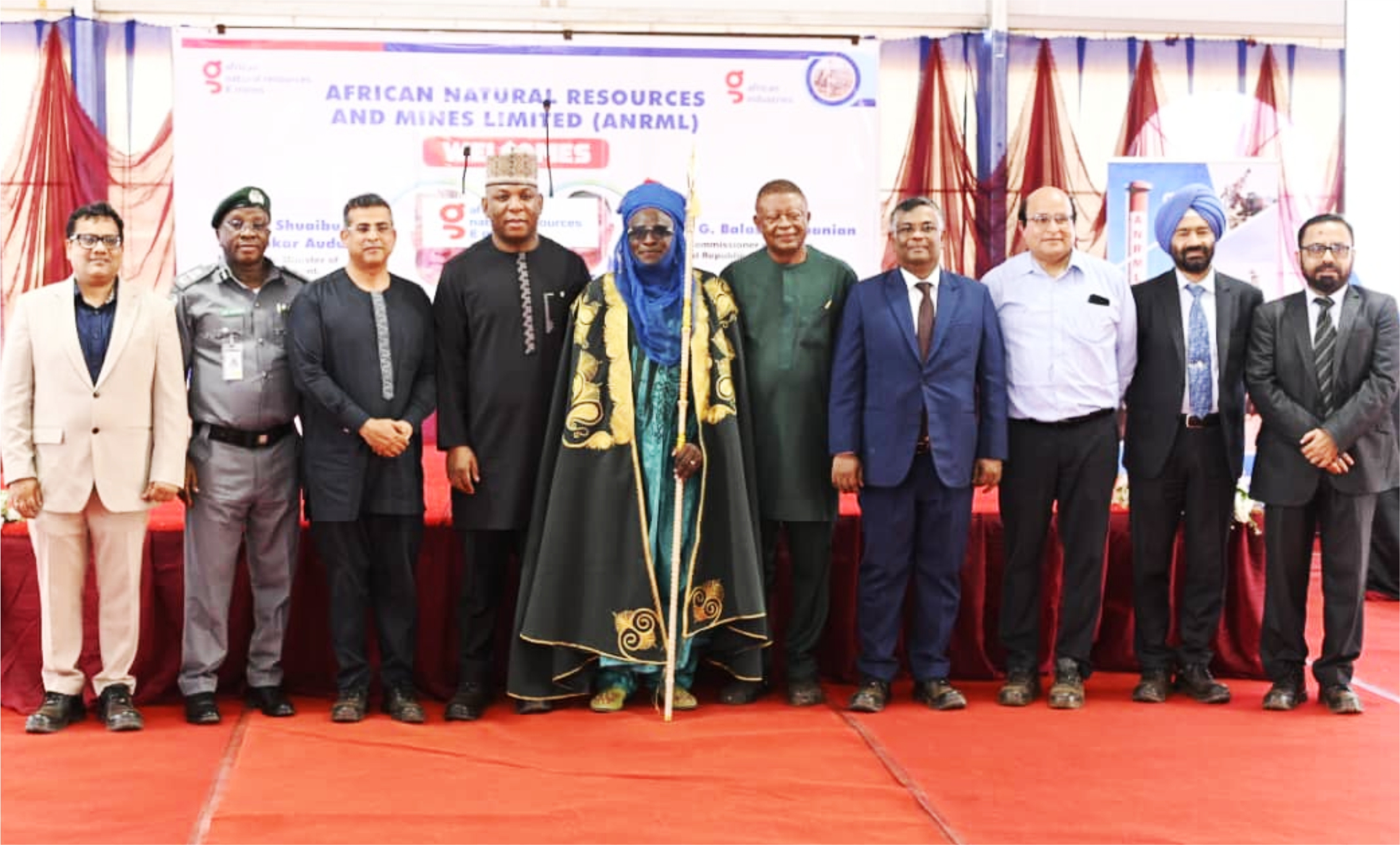 ANRML was honoured to host Honourable Minister of Steel Development, Nigeria;  Indian High Commissioner to Nigeria and ACG, Nigeria Customs Service Nigeria